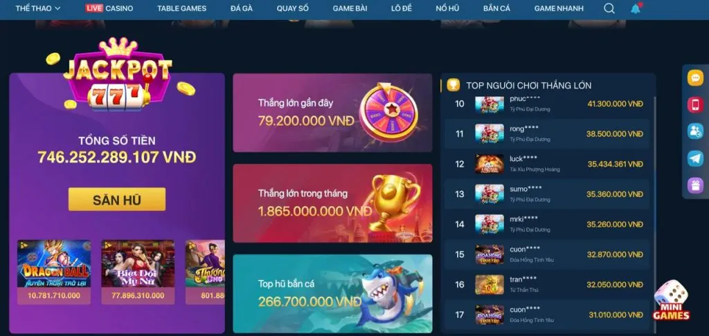 Đa dạng các trò chơi casino trực tuyến và cá cược thể thao tại 798bet